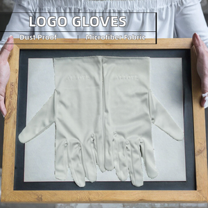 Gants antidérapants pour écran tactile, pour l'industrie de la bijouterie, en microfibre noire, pour montres et bijoux - Product Image 2