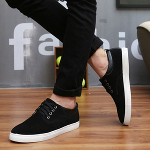 AMPLE 2023 Espadrilles légères en PU pour hommes, grandes tailles, antidérapantes, avec semelle en caoutchouc pour le printemps, l'été et l'automne - Product Image 1