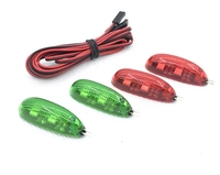 RGB Intelligence NAV Light Navigation LED Light V1 Rouge Vert Blanc Bleu Sans Fil pour Quadcopter FPV Racing Drone Accessoires
