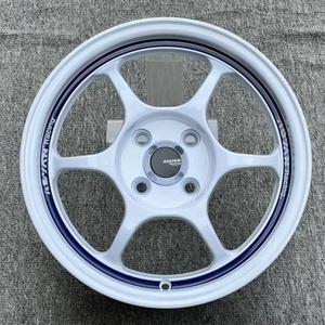 Jantes en alliage JW Flow Forming 15x6J 6.5J 4x100 5x112 pour Maruti Swift Honda Jazz VW <span class=keywords><strong>Polo</strong></span> 14 <span class=keywords><strong>16</strong></span> <span class=keywords><strong>pouces</strong></span>, double teinte, JWL VIA, concaves profondes - Product Image 3