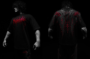 King Mcgreen Star américain rétro rue sombre vêtements Harajuku décontracté ample T-shirt hommes été gothique surdimensionné manches courtes - Product Image 4