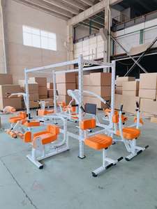 Ensemble complet de machines de fitness et de musculation pour femmes, <span class=keywords><strong>cylindre</strong></span> hydraulique, poitrine, jambe, mollet, biceps, abdominaux, dos et deltoïde - Product Image 4