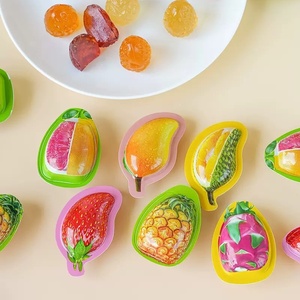 Snack di Gelatina alla Frutta 4D Certificati Kosher e Halal, Assortimento di Durian e Mango, Snack alla Frutta Ricoperti in Bulk - Product Image 2