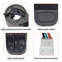 Accélérateur à pouce XFY pour trottinette, contrôleur de vitesse, composant de transmission pour Xiaomi 4 (pour le marché international)