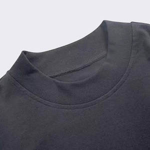 Camiseta de Cuello Redondo de Alta Calidad para Hombre, Estilo Urbano, Fabricada con Algodón 100% Pesado, Personalizable, Talla Grande - Product Image 4