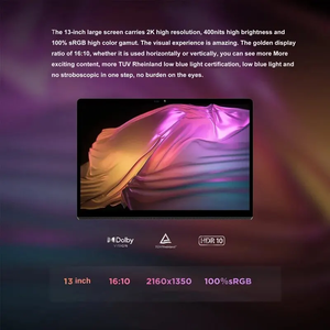Tablet Original YOGA Pad Pro de 13 Pulgadas YT-K606F 8GB 256GB ZUI 12.5 Android 11 Snap 870 Octa-core 10200mAh - Product Image 5