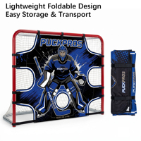 Bâche de tir de hockey PUCKPROS, cible de tir robuste pour entraînement de hockey sur glace en extérieur, équipement de hockey sur glace