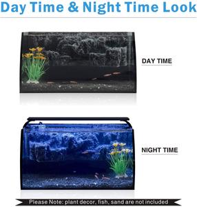 Hygger 8 gallons LED <span class=keywords><strong>Aquarium</strong></span> en verre, y compris pompe à filtre de puissance 7W, lumière led colorée 18W, <span class=keywords><strong>aquarium</strong></span> - Product Image 2