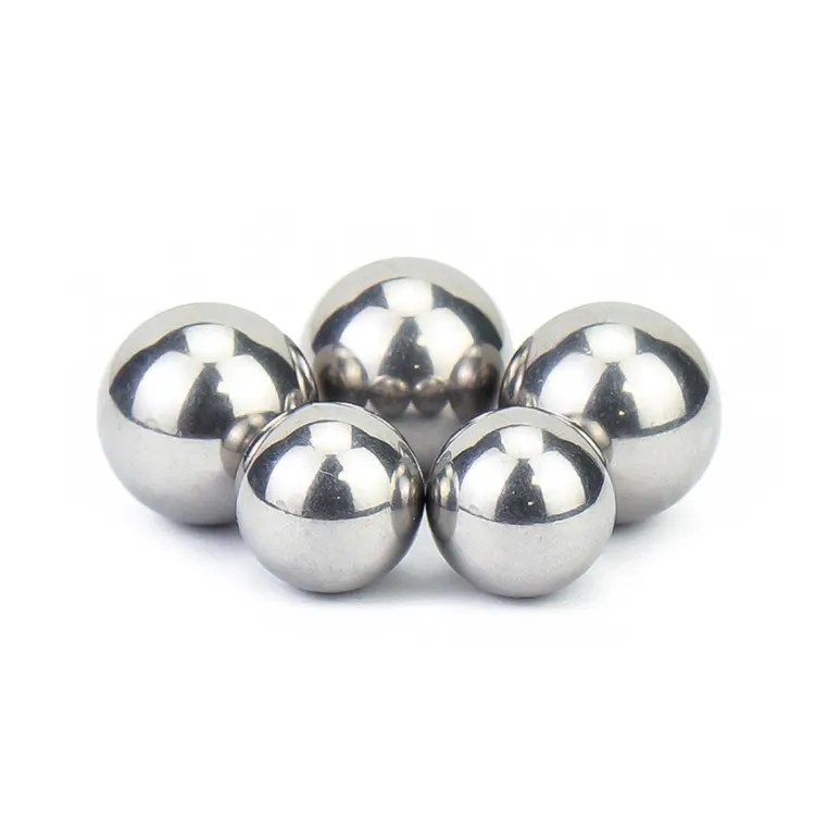 1mm 2mm 5mm 6mm 7mm 10mm 25mm sfera in metallo solido in acciaio inossidabile in vendita