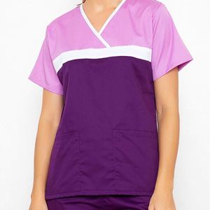 Top Selling Hospital Uniforms Medical Breathable Organic Cotton <b>Scrubs</b> Nurse Short Sleeve New Color <b>Scrub</b> <b>Sets</b> - Product Image 4