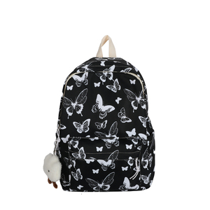 Fashionable Waterproof Nylon Lined Student <b>Backpack</b> <b>Large</b> Capacity Casual Travel <b>Backpacks</b> for Teenagers in Multiple Colours - Product Image 4