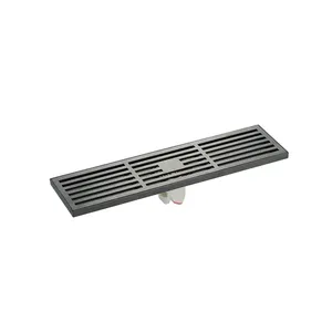 stainless steel odor-proof invisible long floor drain Innovation invisible floor drain bathroom floor drain strainer