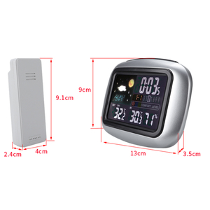 Đa chức năng kỹ thuật số không dây Trạm thời tiết đồng hồ trong nhà ngoài trời nhiệt độ độ ẩm bảng phòng khách phòng ăn lịch - Product Image 2