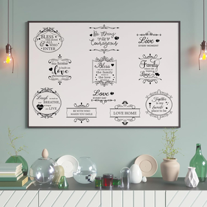 11 Hojas de Pegatinas Vintage para Transferencia por Fricción, Resistentes a los Rayos UV, Ecológicas, Impermeables, para Manualidades y Muebles, Letras Negras Cálidas - Product Image 3