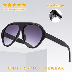 Gafas de Sol de Moda 2026, Tendencias Más Recientes, Gafas de Sol de Gran Tamaño Retro con Logotipo Personalizado, Marca Privada, al por Mayor, para Hombre y Mujer - Product Image 4