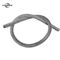 7X7 6x7 6mm 8mm Multi Toron Din 3055 Câble en acier électro-galvanisé Câble en acier en stock pour filet de protection