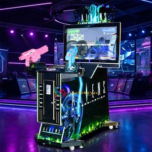 Máquina de Videojuegos Arcade de Tiro para Dos Jugadores con Pantalla LED de 42 Pulgadas, Personalizable, Operada con Monedas, para Niños de 6+ Años, Centros de Juego - 'Alien' - Product Image 6