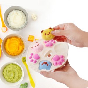 Stampi in Silicone 3D a Forma di Animali e Cartoni Animati per Alimenti per Bambini, Torte, Gelati, Riutilizzabili e Pieghevoli, Personalizzabili per la Festa della Mamma - Product Image 4