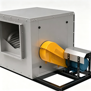 Ventilateur centrifuge en ligne ISQ pour conduits, 100 à 66 000 m³/h, 50 à 2 100 Pa, entraînement direct ou par courroie - Product Image 3