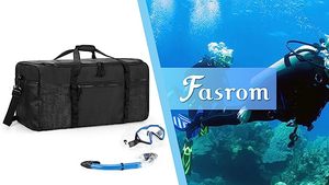 Échantillon gratuit, vente chaude, vente en gros d'usine, sac à dos en filet pour palmes de plongée sous-marine, équipement de plongée sous-marine - Product Image 3