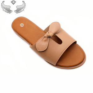 Pantofole da donna basse da esportazione di alta qualità e sandali <span class=keywords><strong>con</strong></span> <span class=keywords><strong>fiocchi</strong></span> stile Beachwear pantofole da donna da indossare all'esterno - Product Image 2