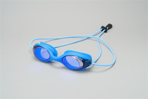Boîte bleue colorée