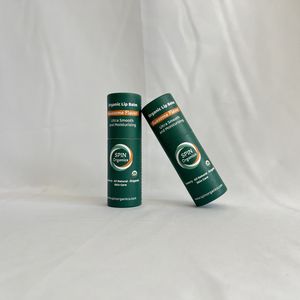 Custom Logo Printing Biodegradable Cylinder Kraft Paper Tube Packaging Recyclable New Perfume Lipstick Lotion <b>Deodorant</b> <b>Stick</b> - Product Image 2