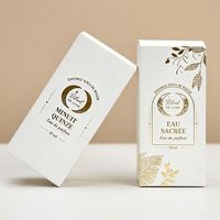 Boîte en carton recyclé pour cosmétiques, impression personnalisée, emballage pour crème pour les yeux, soins de la peau, avec logo et design personnalisé