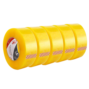 Tùy Chỉnh OPP Đóng Gói <span class=keywords><strong>BOPP</strong></span> Vàng Trong Suốt Băng Vận Chuyển Hộp Carton Niêm Phong Keo Bao Bì Băng - Product Image 1