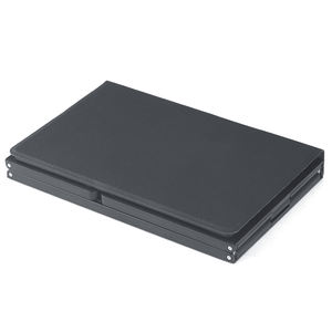Teclado Inalámbrico BT Plegable de Cuero B055 con Panel Táctil, Diseño Compacto para Laptop/Teléfono/Tablet, Recargable, Negro - Product Image 5