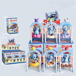 Dibujos animados moda Stitch <span class=keywords><strong>Mickey</strong></span> <span class=keywords><strong>Minnie</strong></span> cajas ciegas PVC figura de acción cajas misteriosas colección figura de acción juguete regalos para niños - Product Image 1