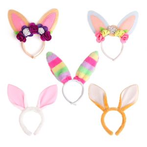 Happy Decoration Ornaments Hoop Easter Bunny Ear Headband Hair Accessories - Product Image 1