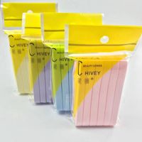 12 pièces/sac bandes sèches compressées Pva éponge faciale bouffée exfoliante nettoyant compressé éponge faciale pour le lavage du visage