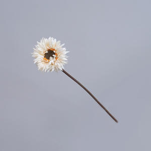 Белая серия искусственных цветов ручной работы, самодельный цветочный букет для домашнего декора, свадебный отель, бизнес, мягкие украшения, лидер продаж - Product Image 4