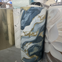 Autocollant mural moderne, autocollant mural géométrique, autocollant mural floral imperméable auto-adhésif pour la décoration intérieure