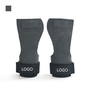 Inek derisi jimnastik Palm koruyucu el sapları özel Logo el sapları halter renkli Palm yastıklı kaldırma eldiven - Product Image 3