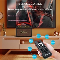 Cyboris Home Karaoke Nirkabel untuk Speaker 5.3 Portabel Luar Ruangan Retro 2 Mikrofon Baterai 5000-10000mAh Audio Radio FM
