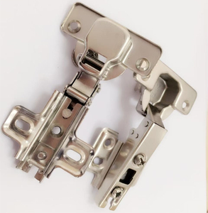 Ferragens para Móveis: Dobradiças Ocultas <span class=keywords><strong>Mini</strong></span> Unidirecionais de Aço Niquelado com Fechamento Suave e Durável para Hotéis, Escolas, Cozinhas e Quartos - Product Image 1