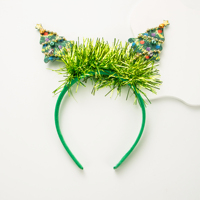 Bandeau de cheveux de Noël créatif fait main unisexe avec nœud et motif de renne, cadeau de Noël