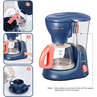 Mini appareils de cuisine électriques en plastique jouets mélangeur mélangeur grille-pain four jus cafetière Machine pour faire semblant de jouer à la maison