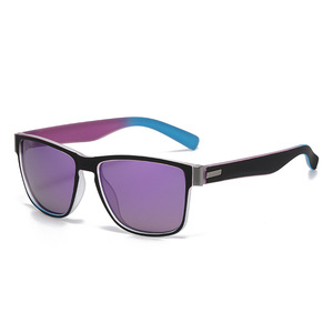 Lunettes de soleil polarisées pour hommes, monture carrée, UV400, pour sports de plein air, monture en plastique et métal, verres TAC - Product Image 5