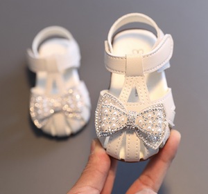 Sandalias para Bebé, Transpirables, con Diseño de Princesa, Zapatos para Recién Nacido con Suela Suave y Lazo, Zapatos para Caminar de 0 a 3 Meses - Product Image 5