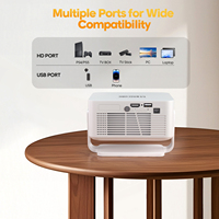 Mini projecteur intelligent Magcubic HY300Max, résolution native 720P HD avec prise en charge 8K, mise au point automatique, cinéma maison portable pour une utilisation en intérieur et en extérieur