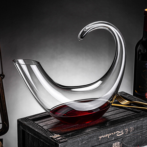 Creative วัวแตรรูปแก้วเอียงขวดเหล้าไวน์ Jare สําหรับงานแต่งงานบาร์ - Product Image 4