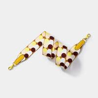 Sangle d'épaule réglable en nylon robuste et durable, colorée, de 1,5 pouce de large, avec attaches métalliques de remplacement pour sacs