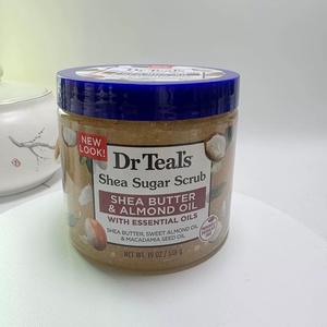 닥터 티얼의 와일드 시어버터 라벤더 크림 스크럽 설탕 에센셜 오일 각질 제거, 닭살 피부 개선, 보습 효과 538g 드롭 - Product Image 4