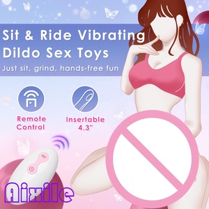 <strong>Woman</strong> Ride Vibrator Vibrating Dildo 10 Modes for G Spot Clitoris Anus Remote Control Vibrator Adult Sex Toys for <strong>Women</strong> Men - Product Image 2
