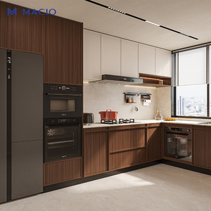 MACIO <span class=keywords><strong>Muebles</strong></span> de Madera de Lujo Personalizables, Villa Modular Inteligente, Compra Directa, Juego Completo de <span class=keywords><strong>Muebles</strong></span> de Cocina, Diseños Modernos, Juego de Armarios de Pared y <span class=keywords><strong>Muebles</strong></span> - Product Image 1