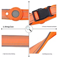 Collier de suivi et de positionnement anti-perte pour animaux de compagnie, portable, avec boucle de sécurité, facile à porter, sans pression sur le cou, sans glissement, vente directe usine