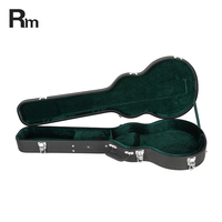 Étui pour guitare électrique Les Paul Original Hardshell avec housse en cuir et étui et sac d'instruments de musique en bois contreplaqué